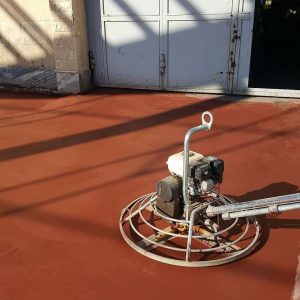 کفسازی بتن سخت صنعتی